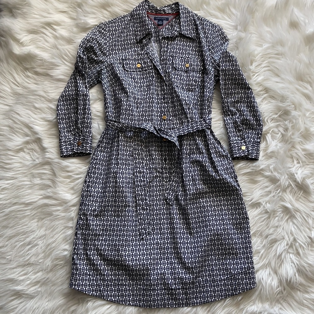 Tommy Hilfiger Button Down Dress Size S - Picture 5 of 11